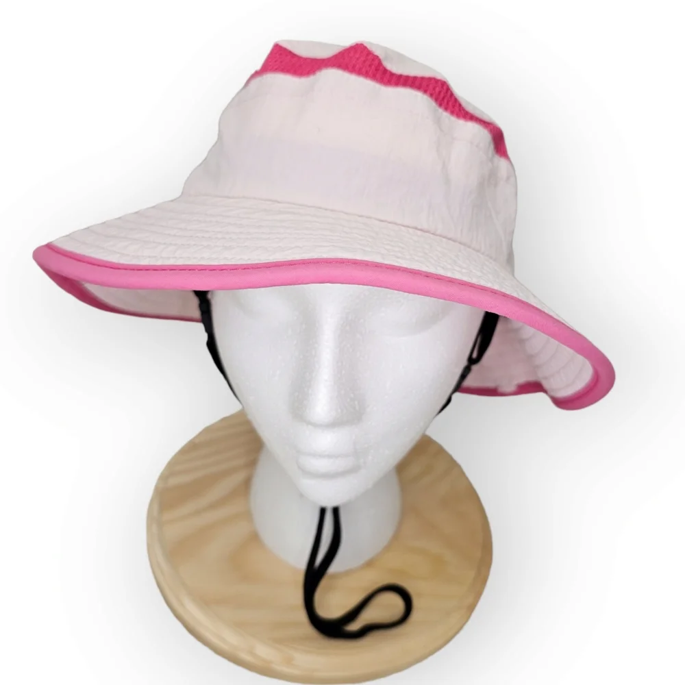 Banana Boat Girls Pink Bucket Sun Hat Size 4 to 6X
